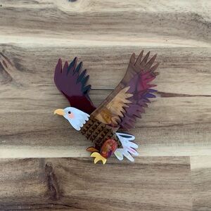 Erstwilder The Bold Bald Eagle Brooch bird pin NWOT